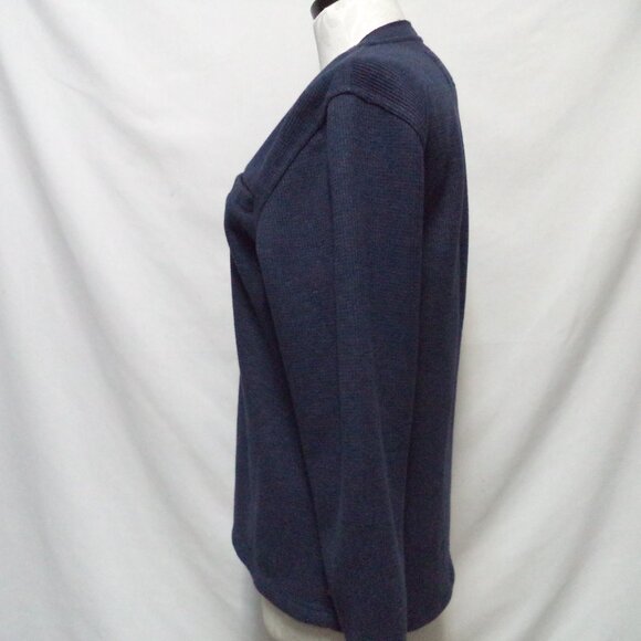 L.L. Bean Katahdin Waffle knit Fleece lined Henley Shirt Top Men Small Sm S - Picture 10 of 16